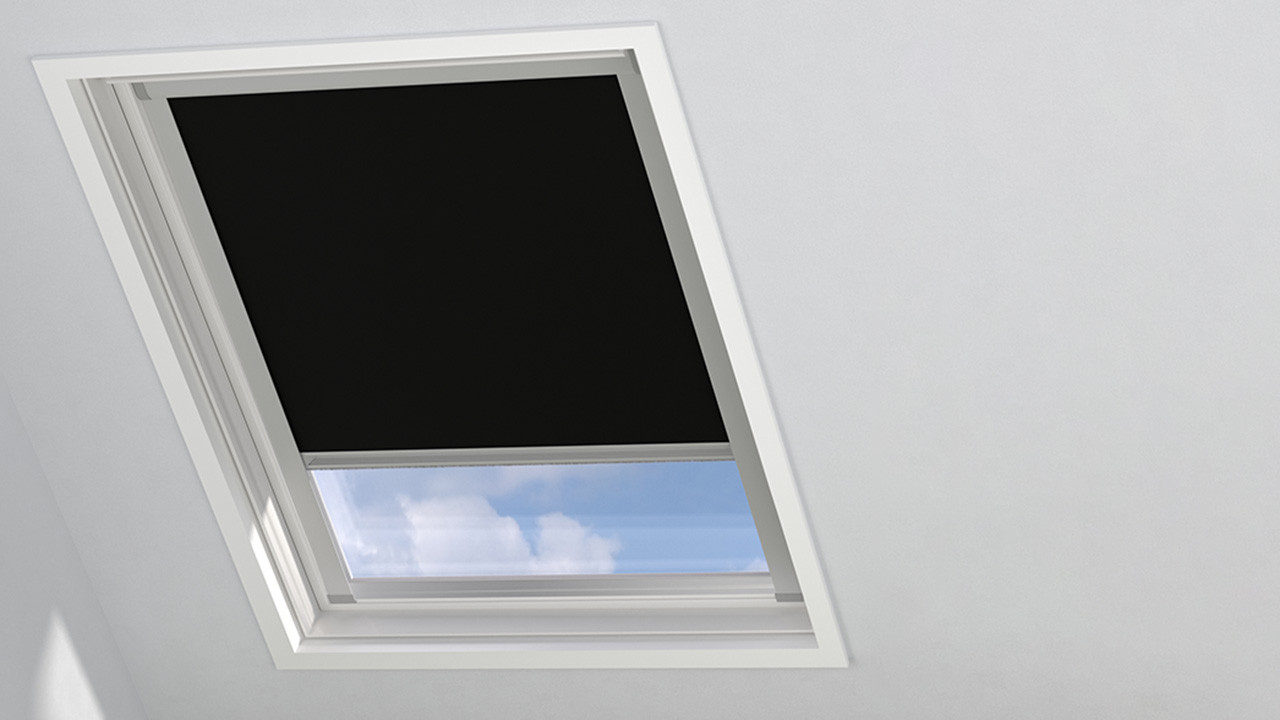 planeo Dachfenster Sonnenschutz Rollo Rollos - - - Black