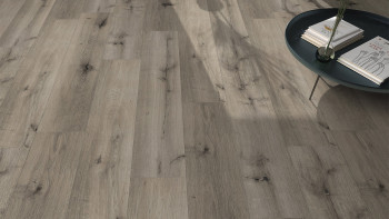 SKAVA rigide Sol PVC clipsable - Home Grey Oak | isolation phonique intégrée (LO-1090)