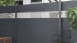 planeo Gardence Simply - Clôture PVC à emboîter Carré gris Anthracite 180 x 180 cm